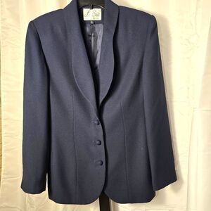 Le Suit Navy Blazer